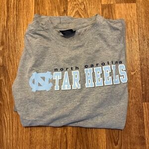 Pro Player North‎ Carolina Tar Heels Long Sleeve Shirt Mens Medium Gray UNC NCAA